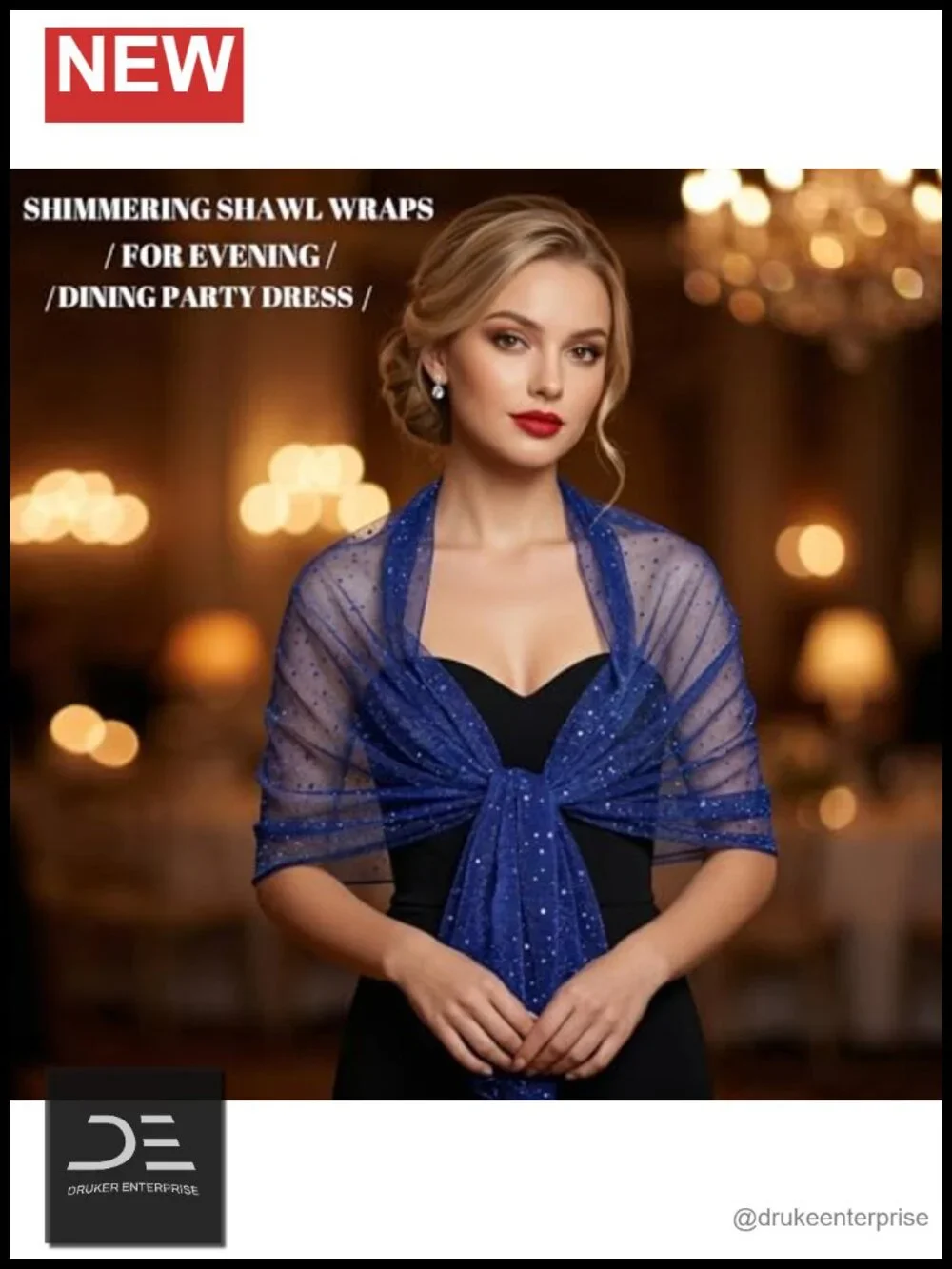 Sequin Fringed Sheer Mesh Shawl Wrap Scarf Multi-Use Hijab